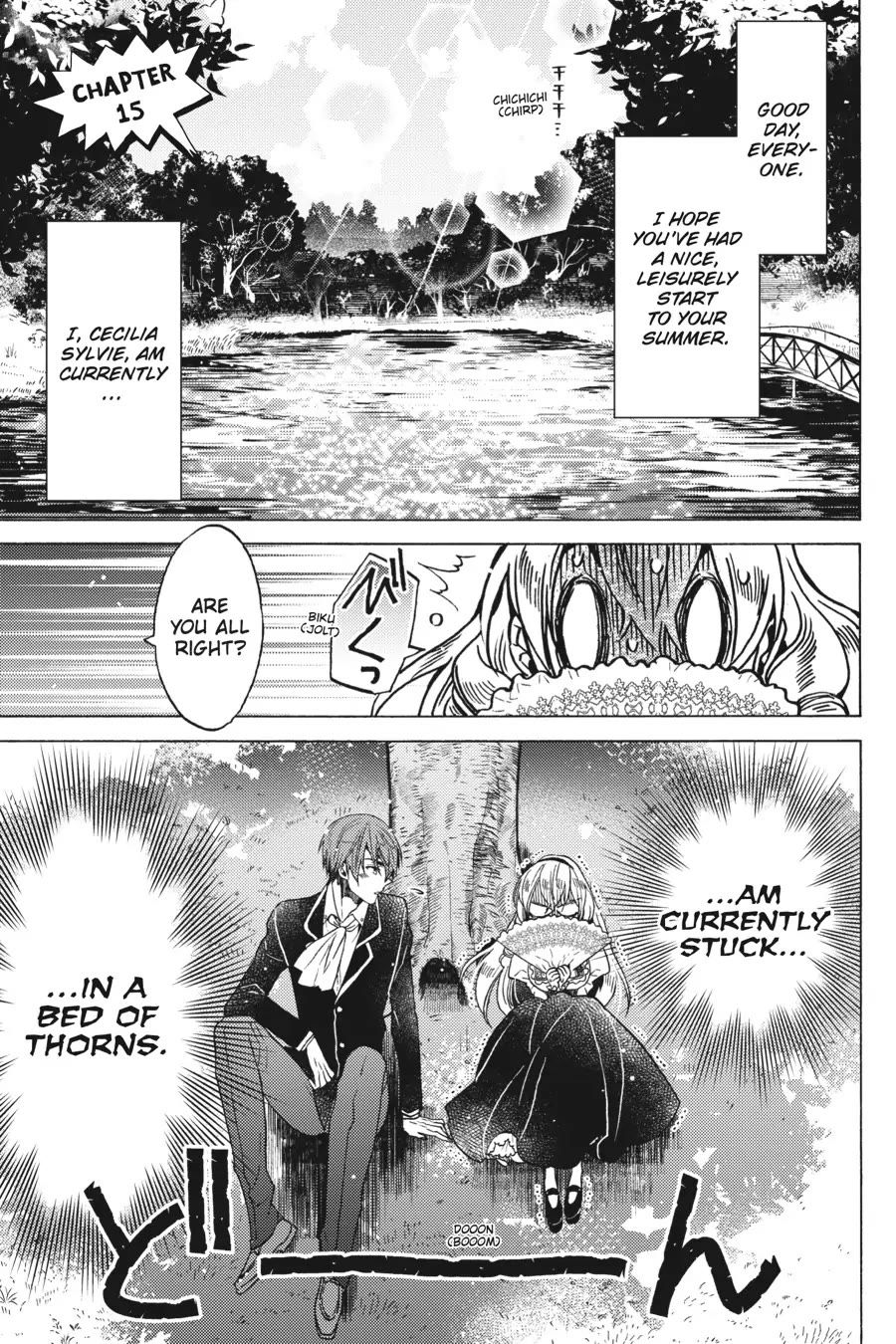 The Villainess, Cecilia Silvie, Doesn't Want to Die, so She Decided to Cross-dress! Chapter 15 page 1 - Chapter 15