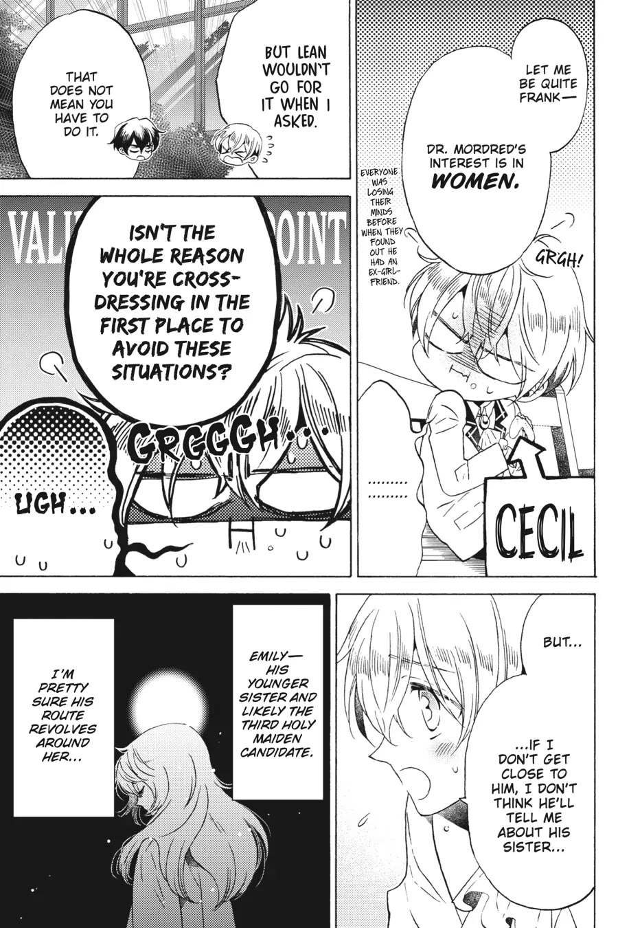The Villainess, Cecilia Silvie, Doesn't Want to Die, so She Decided to Cross-dress! Chapter 19 page 3 - Chapter 19