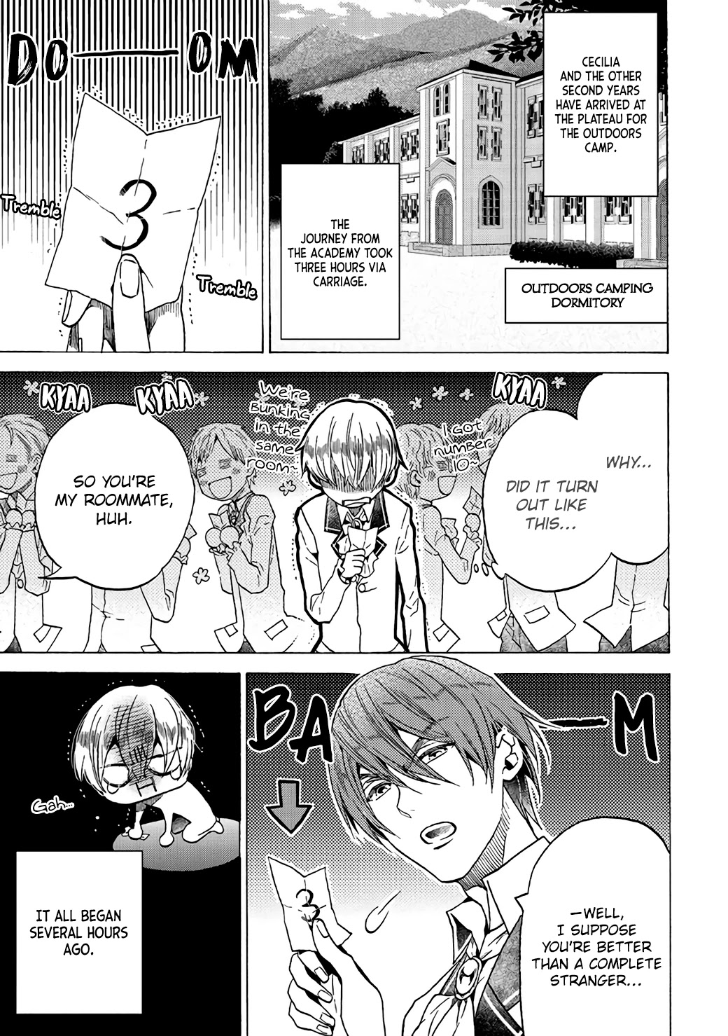 The Villainess, Cecilia Silvie, Doesn't Want to Die, so She Decided to Cross-dress! Chapter 3.3 page 3 - Chapter 3.3