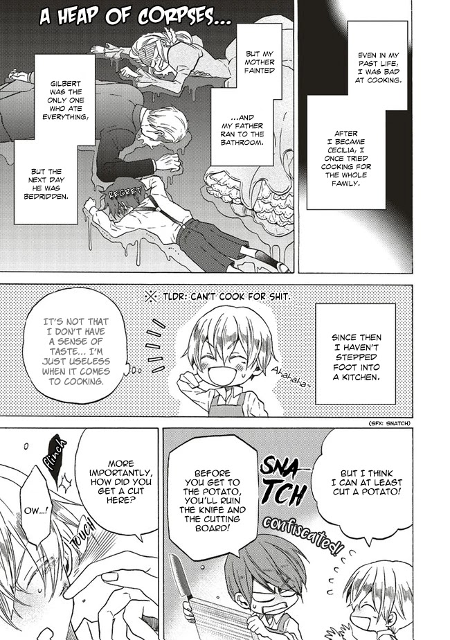 The Villainess, Cecilia Silvie, Doesn't Want to Die, so She Decided to Cross-dress! Chapter 4.1 page 11 - Chapter 4.1