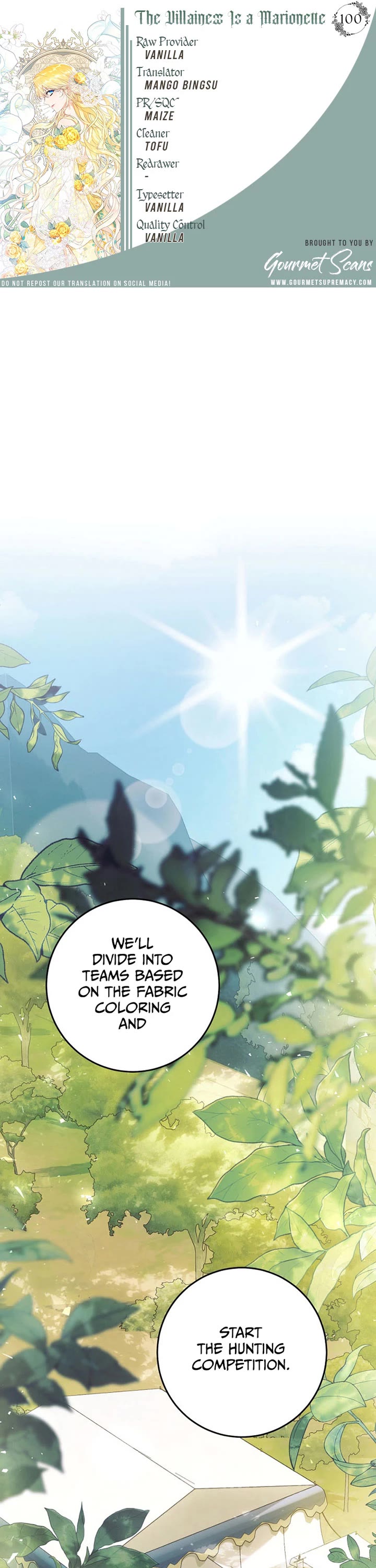 The Villainess Is a Marionette Chapter 100 page 1 - Chapter 100