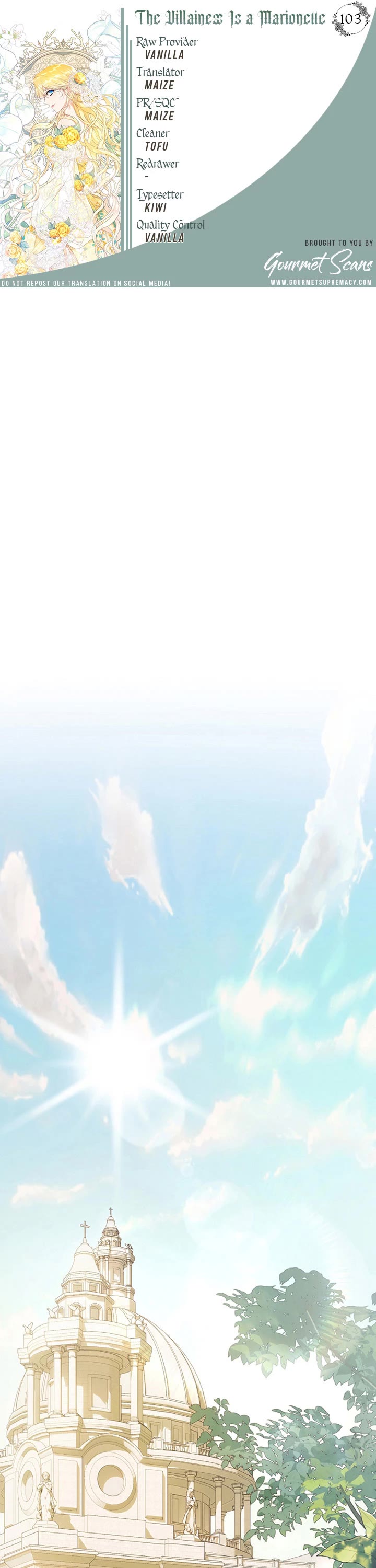 The Villainess Is a Marionette Chapter 103 page 1 - Chapter 103