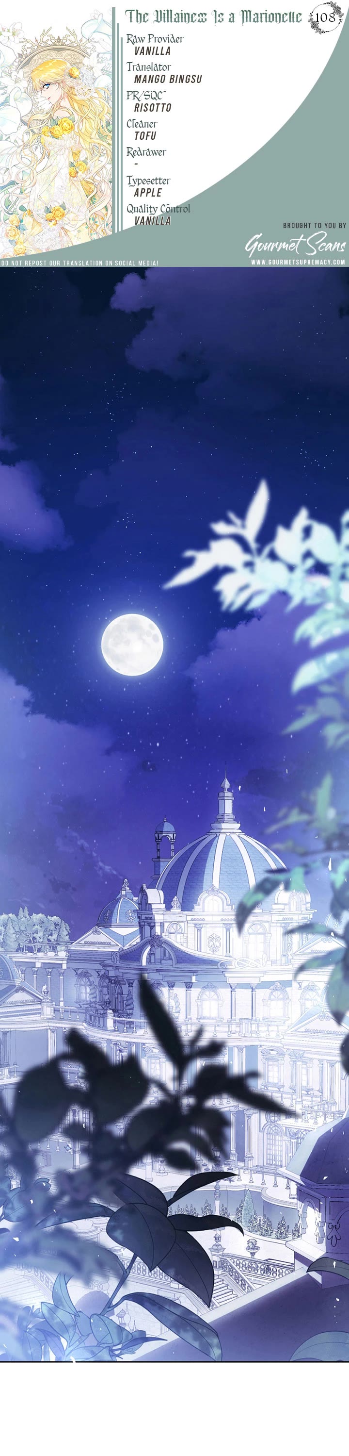 The Villainess Is a Marionette Chapter 108 page 1 - Chapter 108