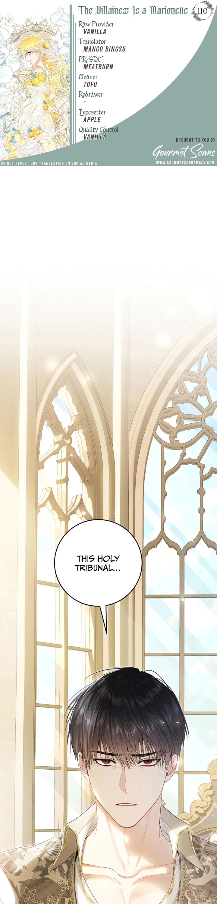 The Villainess Is a Marionette Chapter 110 page 1 - Chapter 110