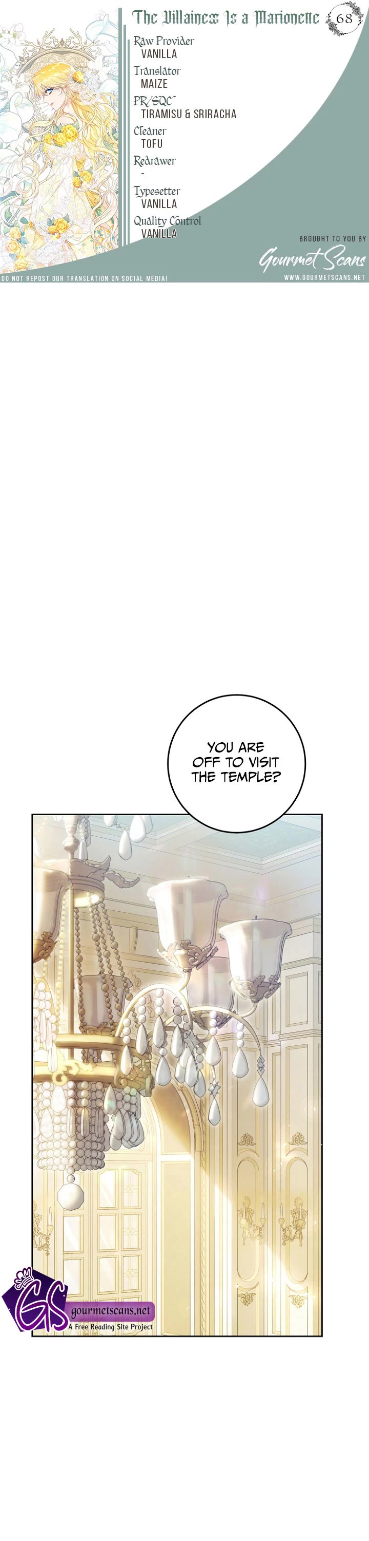 The Villainess Is a Marionette Chapter 68 page 1 - Chapter 68