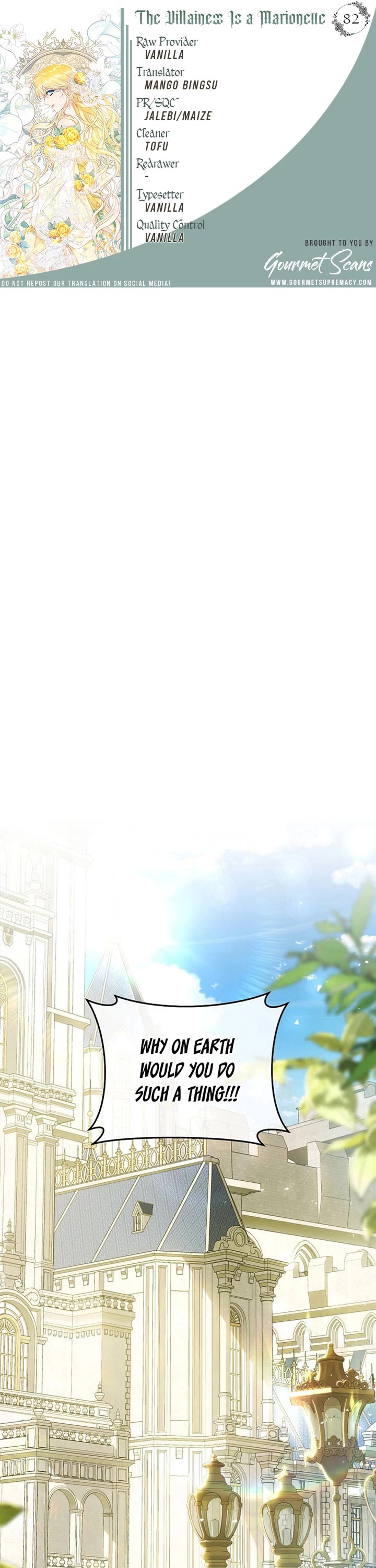 The Villainess Is a Marionette Chapter 82 page 1 - Chapter 82