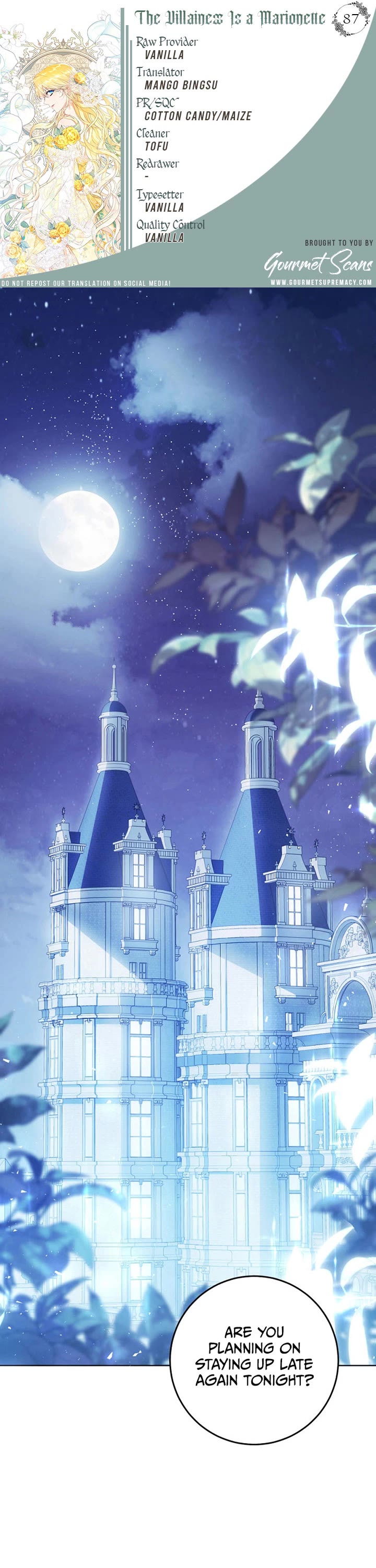 The Villainess Is a Marionette Chapter 87 page 1 - Chapter 87