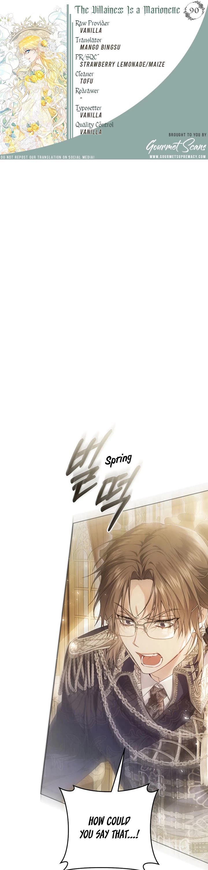 The Villainess Is a Marionette Chapter 90 page 1 - Chapter 90