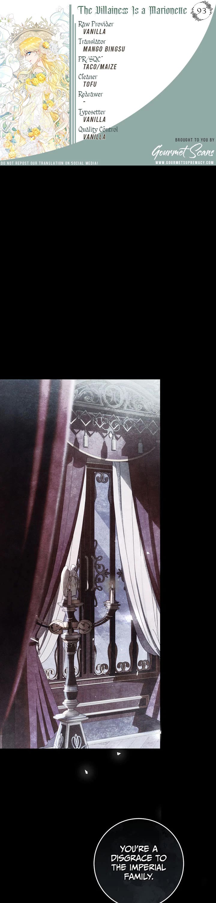 The Villainess Is a Marionette Chapter 93 page 1 - Chapter 93