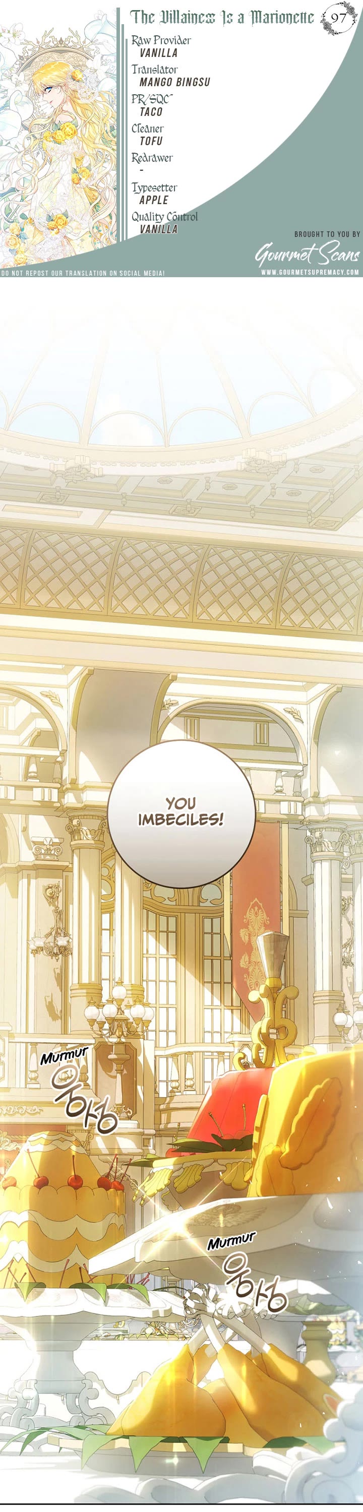 The Villainess Is a Marionette Chapter 97 page 1 - Chapter 97