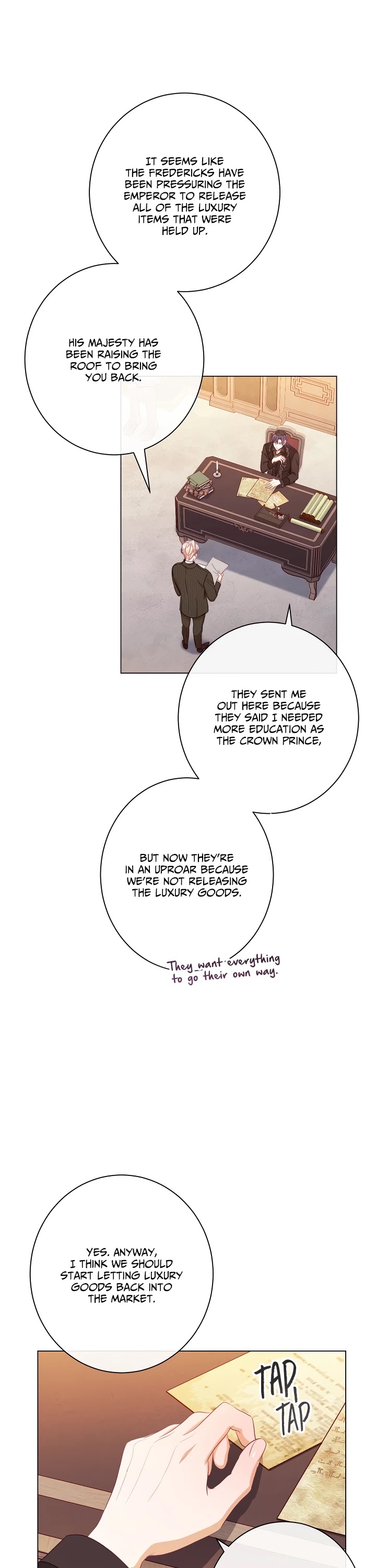The Villainess Reverses the Hourglass Chapter 45 page 8 - Chapter 45