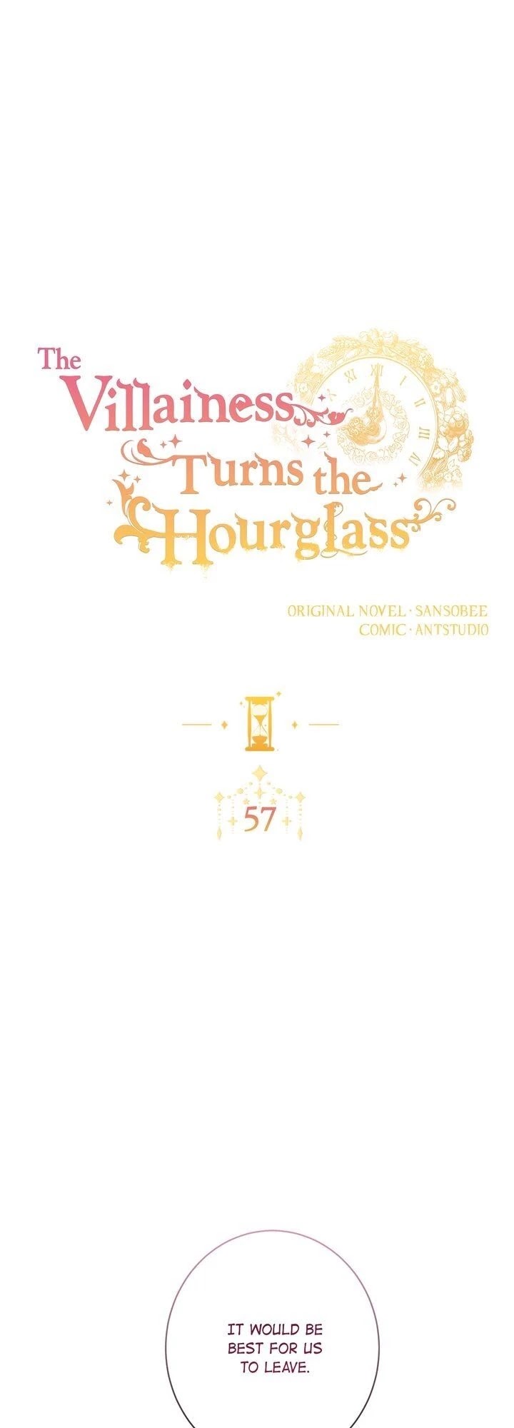 The Villainess Reverses the Hourglass Chapter 57 page 1 - Chapter 57