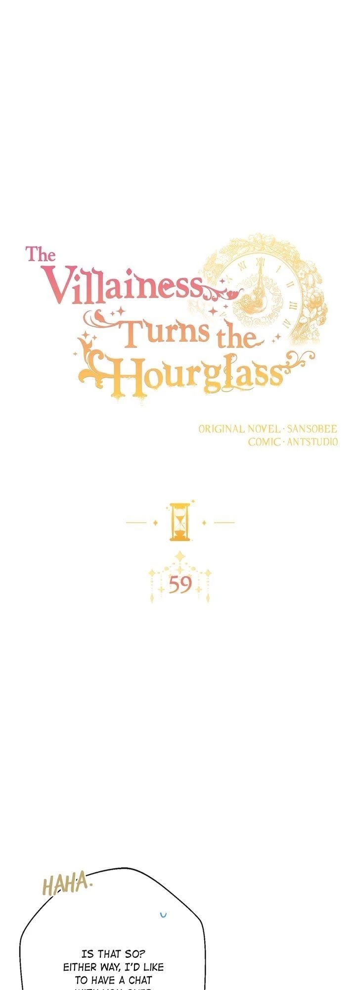 The Villainess Reverses the Hourglass Chapter 59 page 1 - Chapter 59