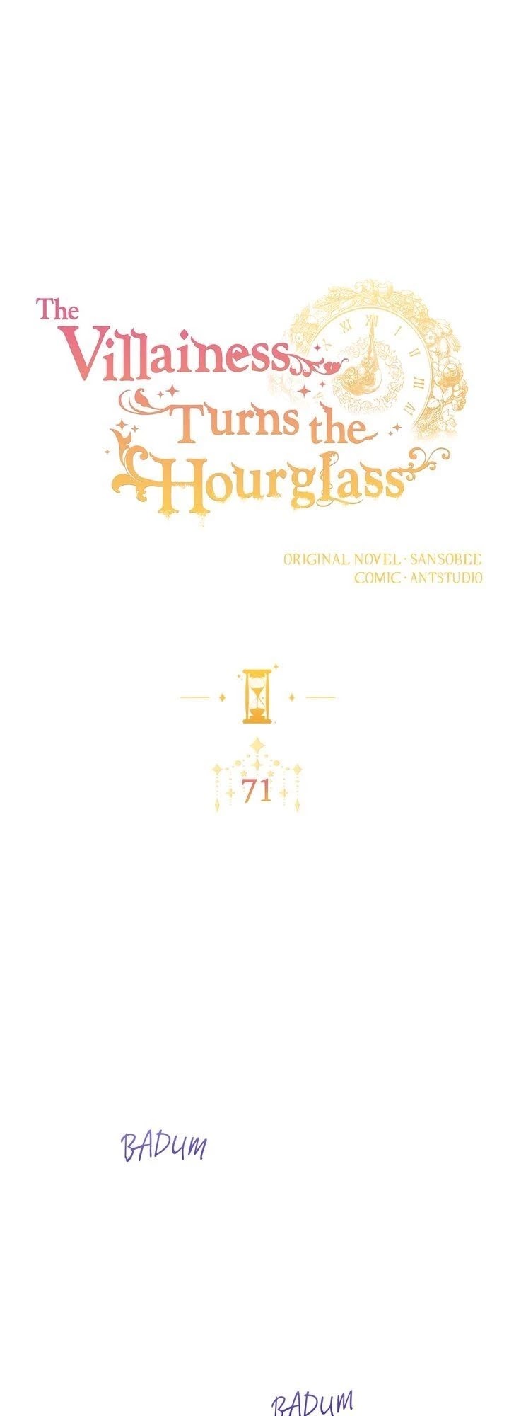 The Villainess Reverses the Hourglass Chapter 71 page 1 - Chapter 71