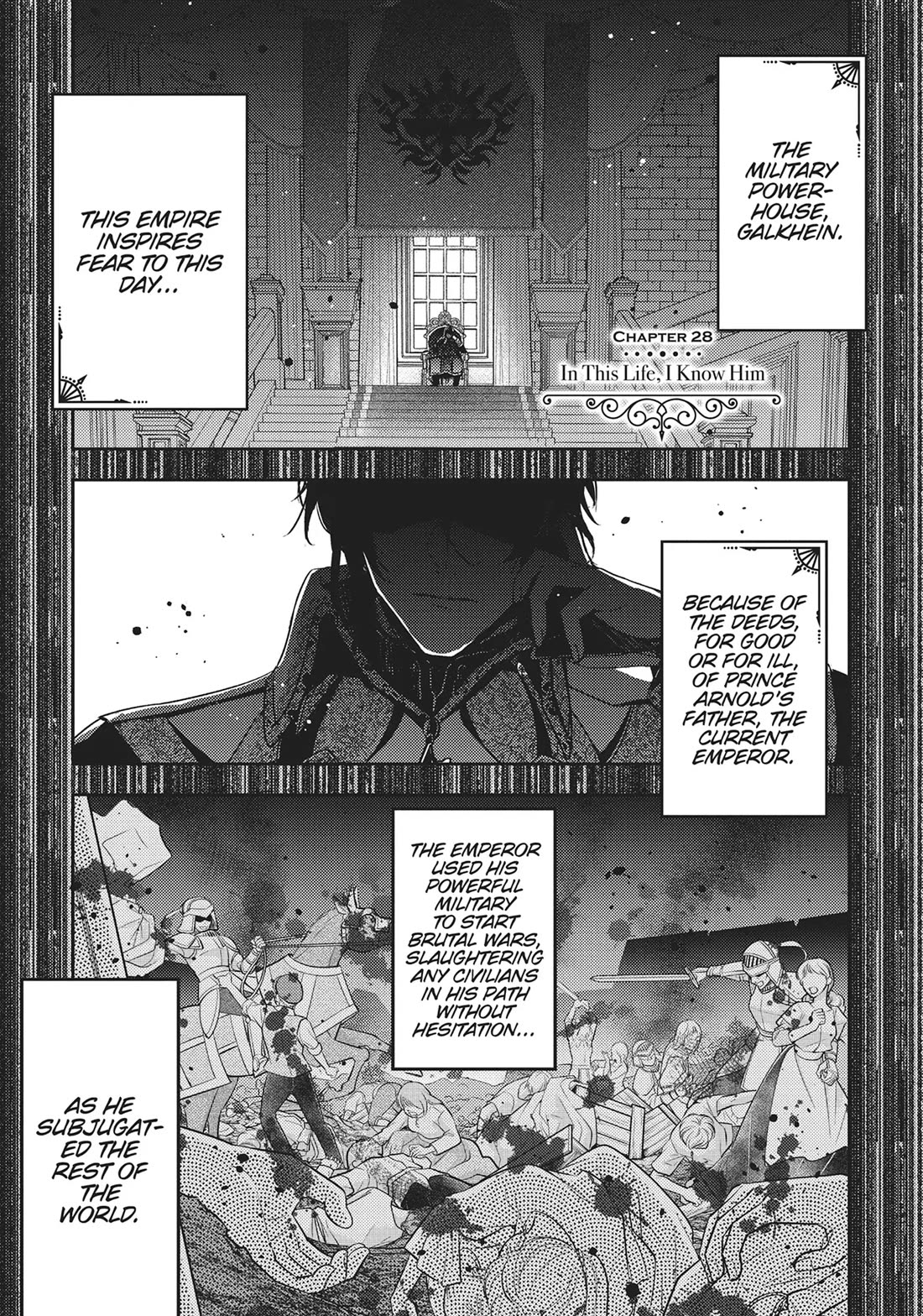The Villainess Wants to Enjoy a Carefree Married Life in a Former Enemy Country in Her Seventh Loop! Chapter 28 page 1 - Chapter 28