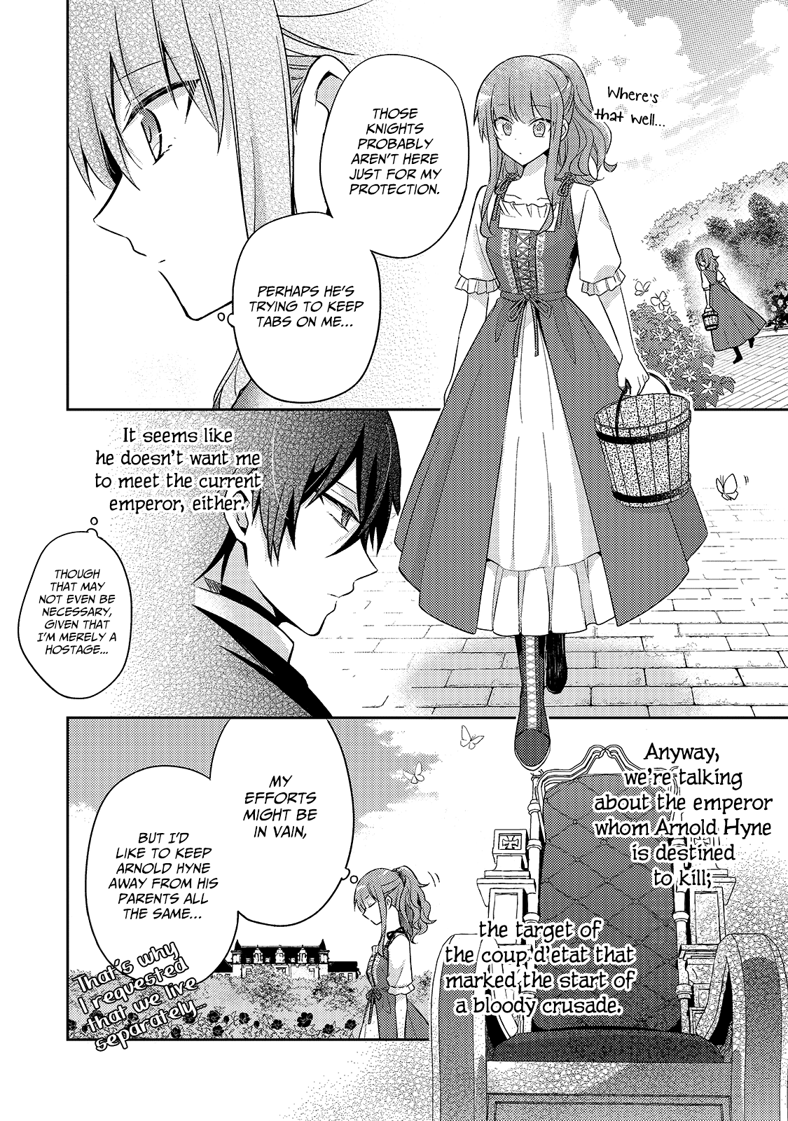 The Villainess Wants to Enjoy a Carefree Married Life in a Former Enemy Country in Her Seventh Loop! Chapter 4 page 5 - Chapter 4: I Won't Be Able to Loaf Around if War Breaks Out!