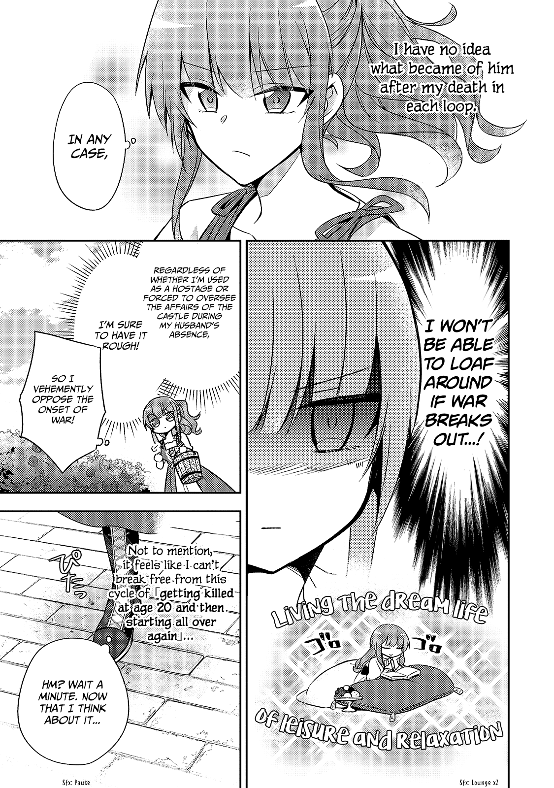 The Villainess Wants to Enjoy a Carefree Married Life in a Former Enemy Country in Her Seventh Loop! Chapter 4 page 6 - Chapter 4: I Won't Be Able to Loaf Around if War Breaks Out!