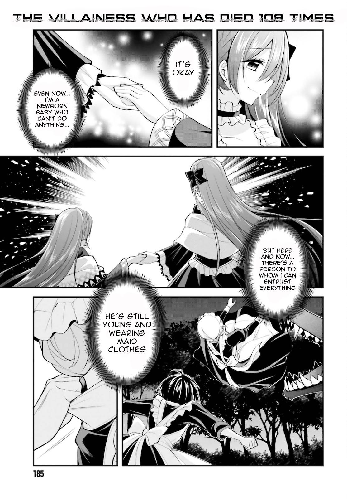 The Villainess Who Has Been Killed 108 Times Chapter 11 page 18 - Chapter 11: Invasion of the Demon Dogs. Mary Stood Up to Her Resurrected Trauma