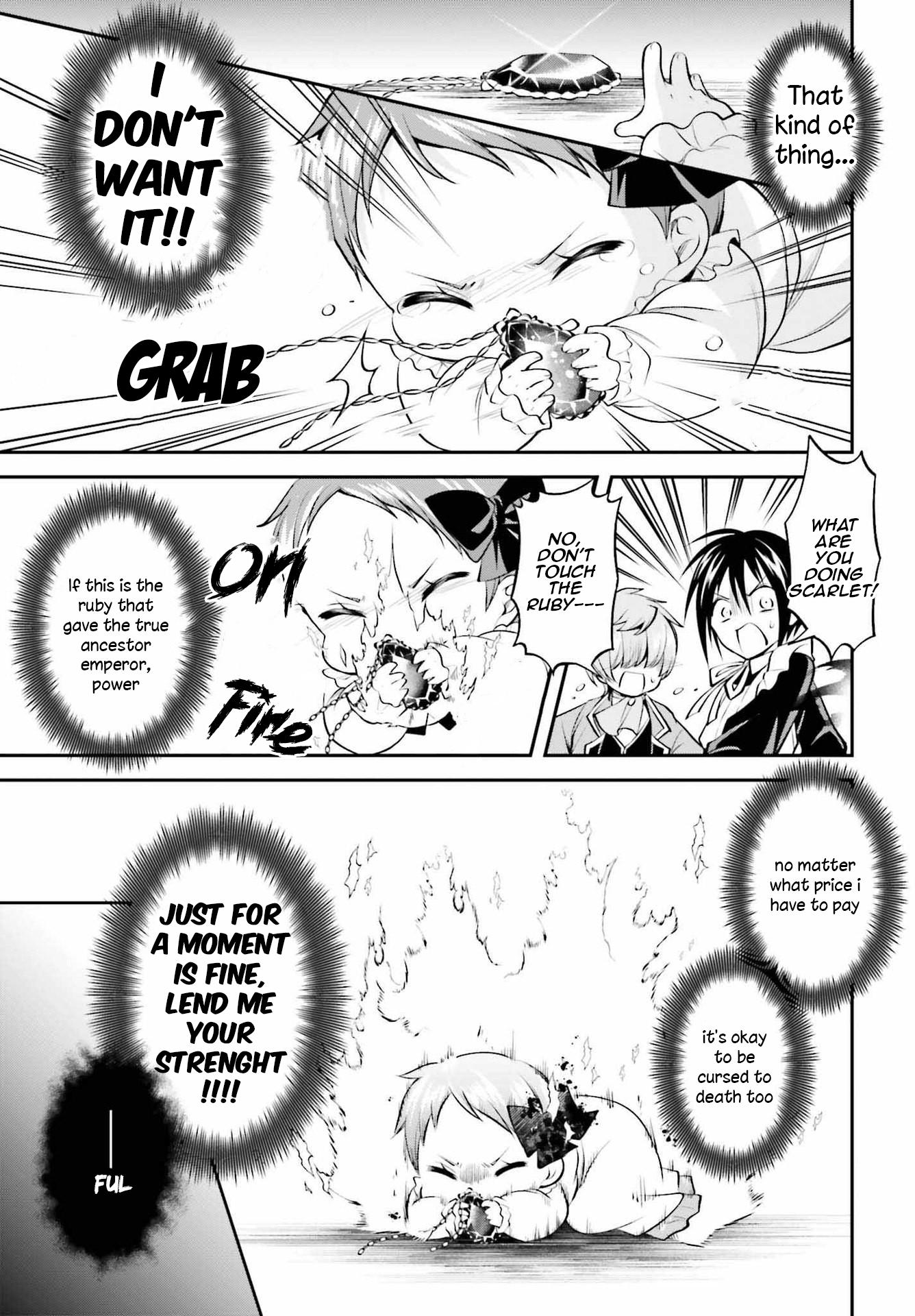 The Villainess Who Has Been Killed 108 Times Chapter 19 page 16 - Chapter 19: Brad and Seraphy, Everything Is Being Put On Their Back. And I Come to Know the Sad Truth about the Vengeful Spirits That Possessed the Ruby