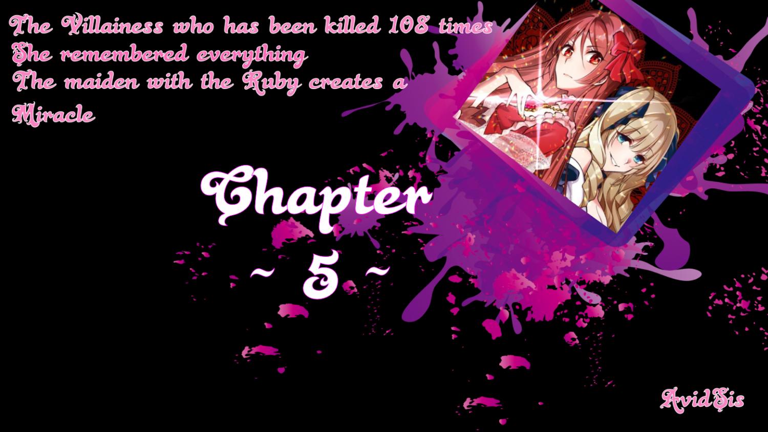 The Villainess Who Has Been Killed 108 Times Chapter 5 page 1 - Chapter 5