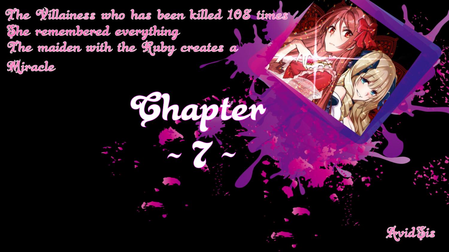 The Villainess Who Has Been Killed 108 Times Chapter 7 page 1 - Chapter 7