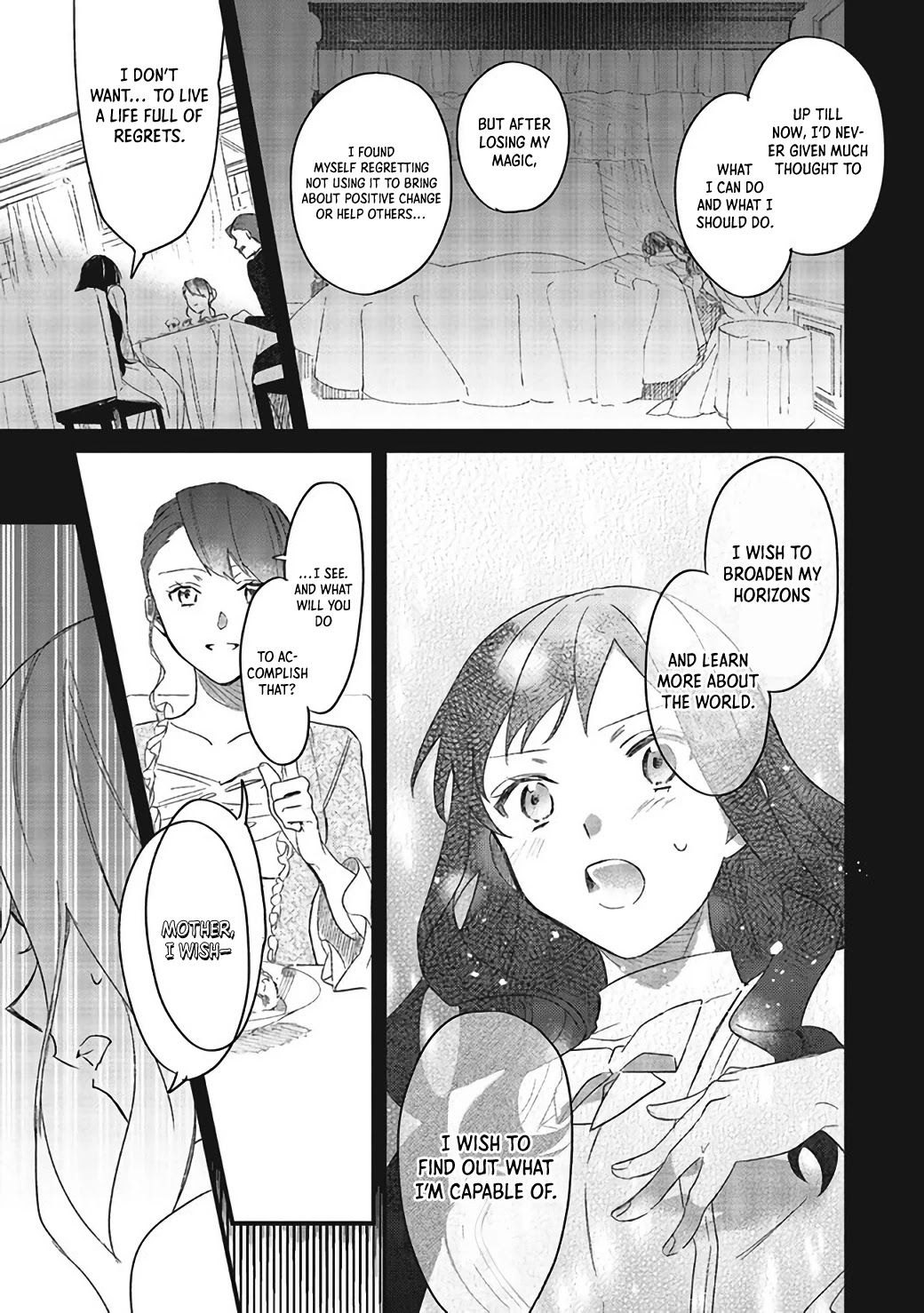 The Villainess Who Traveled Back in Time Inexplicably Lost Her Magic, so She Went Into Seclusion Chapter 5 page 38 - Chapter 5
