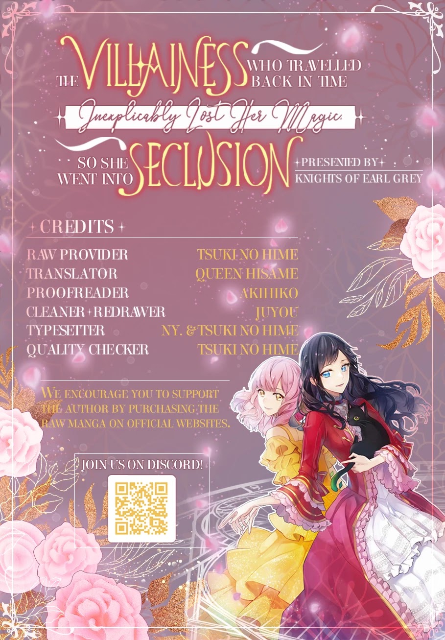 The Villainess Who Traveled Back in Time Inexplicably Lost Her Magic, so She Went Into Seclusion Chapter 5 page 42 - Chapter 5