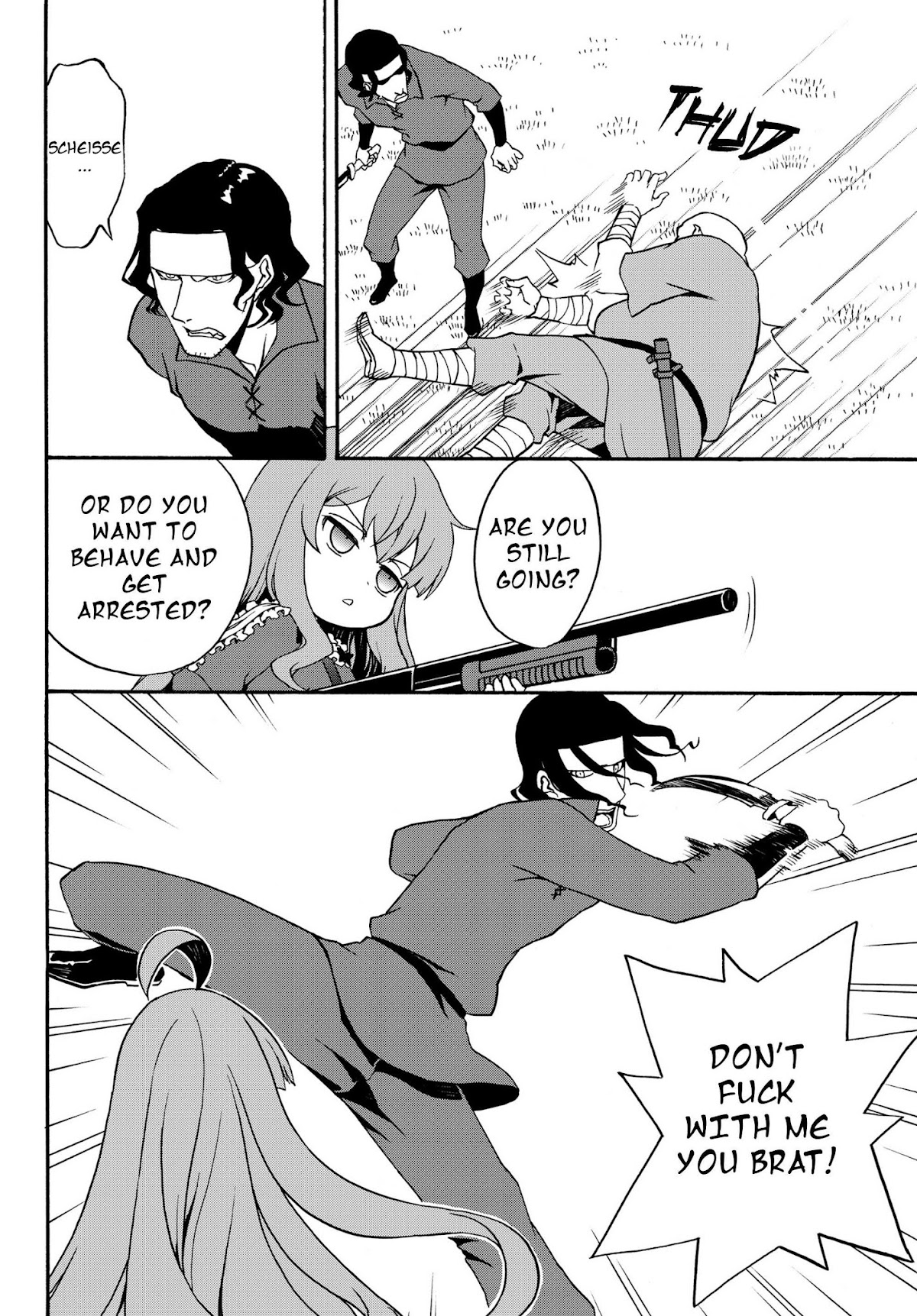 The Villainess Will Crush Her Destruction End Through Modern Firepower Chapter 10 page 6 - Chapter 10: The Villainess vs. the Livestock Burglars (Second Part)
