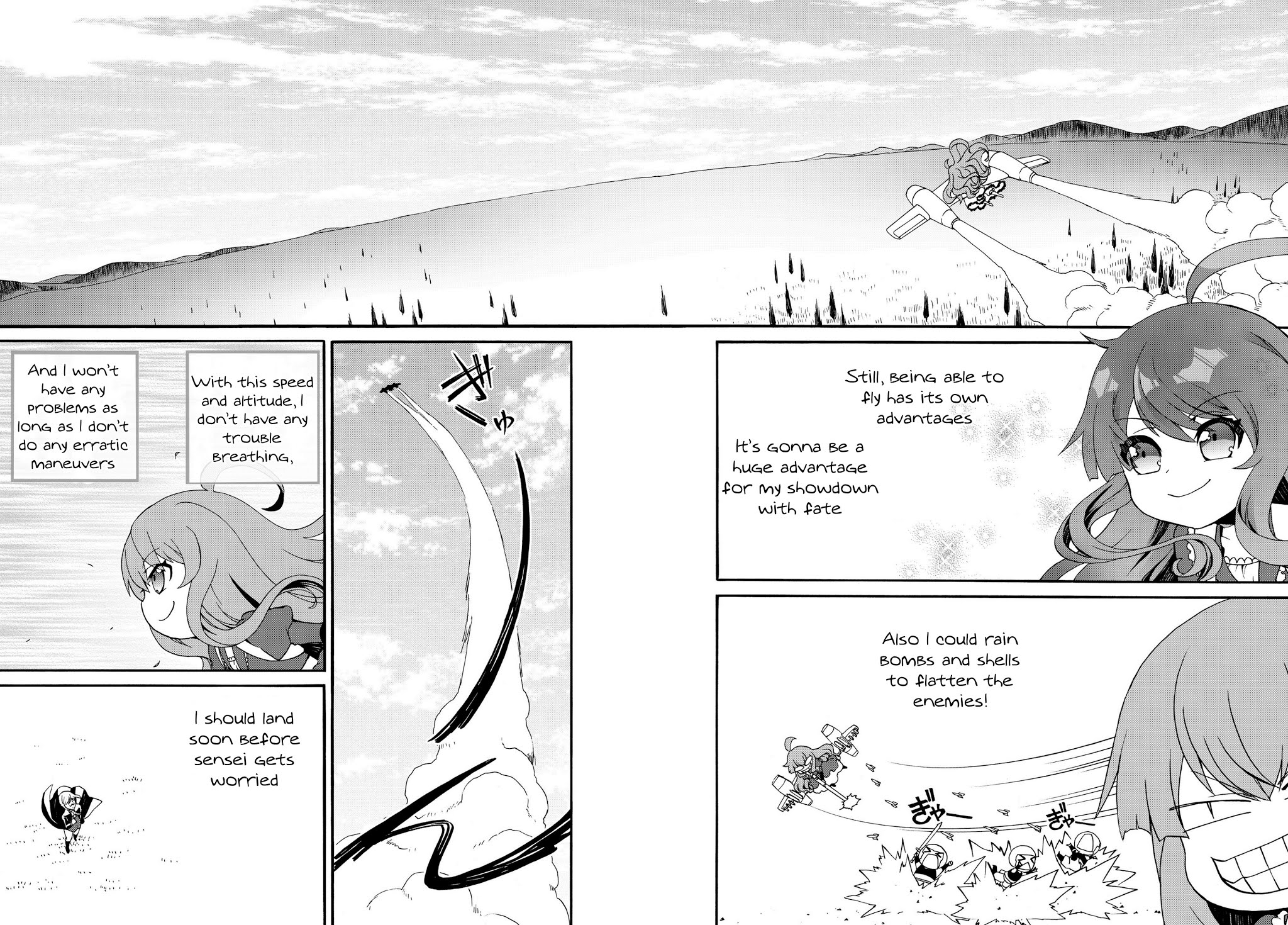 The Villainess Will Crush Her Destruction End Through Modern Firepower Chapter 19 page 4 - Chapter 19: The Villainess Takes to the Sky (second part)