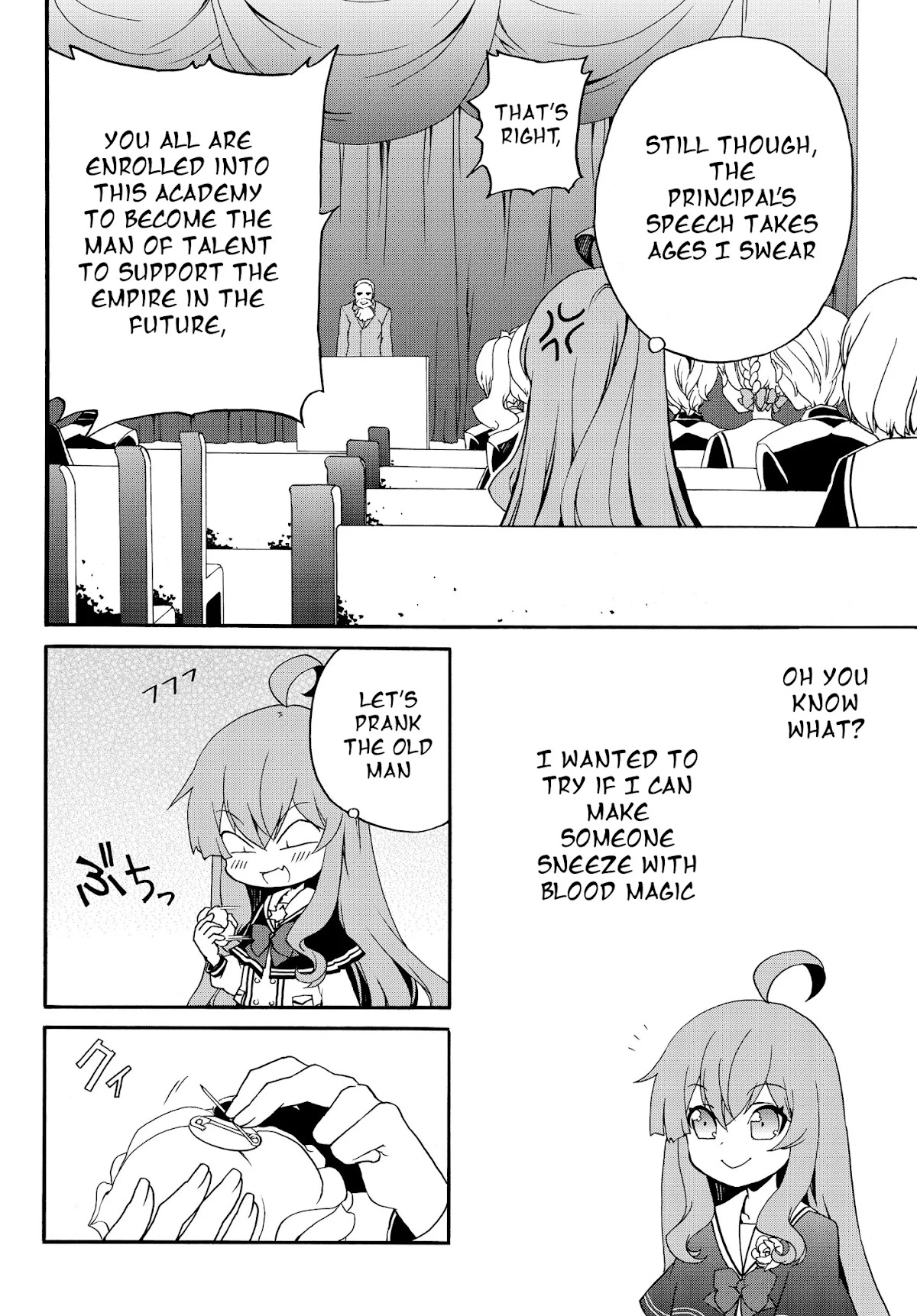 The Villainess Will Crush Her Destruction End Through Modern Firepower Chapter 20 page 10 - Chapter 20: The Villainess Finally Goes to School (first part)