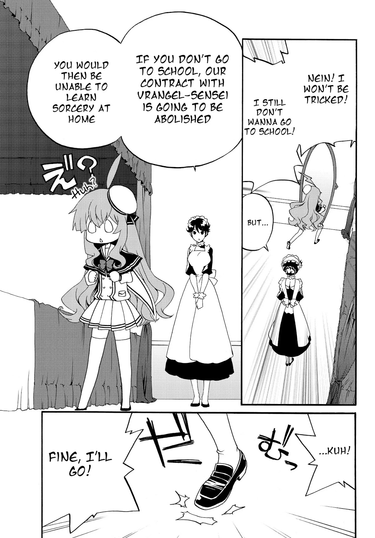 The Villainess Will Crush Her Destruction End Through Modern Firepower Chapter 20 page 7 - Chapter 20: The Villainess Finally Goes to School (first part)