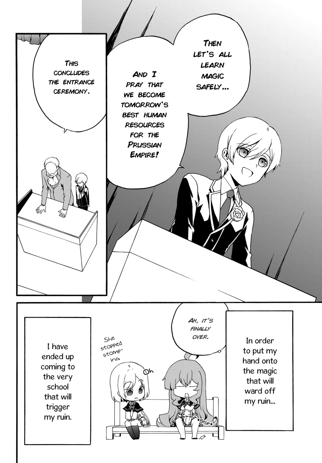 The Villainess Will Crush Her Destruction End Through Modern Firepower Chapter 21 page 8 - Chapter 21: The Villainess Finally Goes to School (Second part)