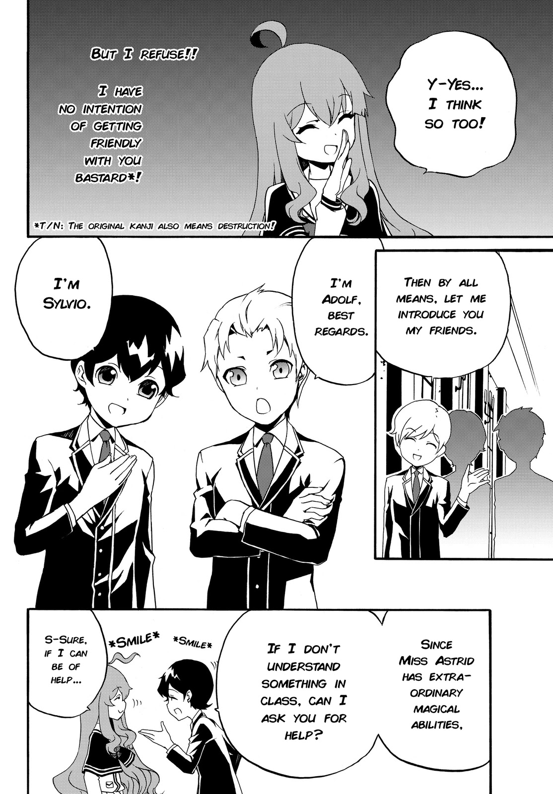 The Villainess Will Crush Her Destruction End Through Modern Firepower Chapter 24 page 4 - Chapter 24: New Student Orientation (First part)