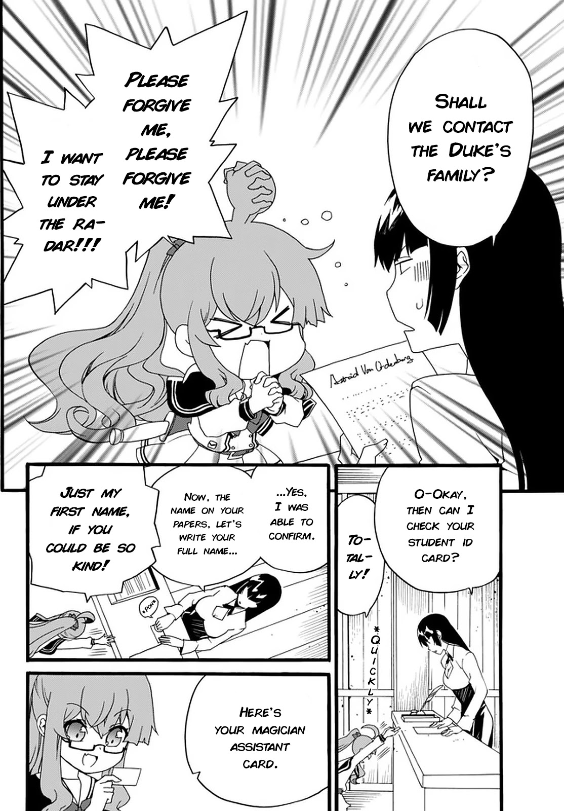 The Villainess Will Crush Her Destruction End Through Modern Firepower Chapter 33 page 8 - Chapter 33: The Villainess of the Adventurer's Guild (First part)