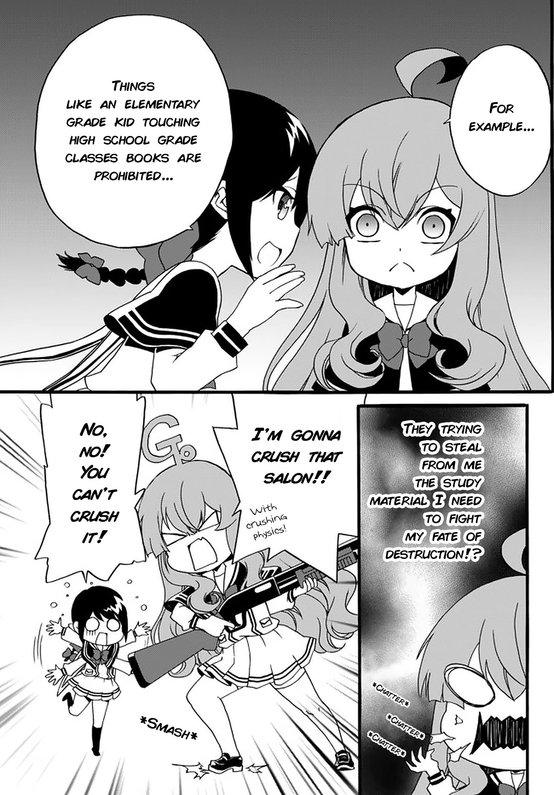The Villainess Will Crush Her Destruction End Through Modern Firepower Chapter 37 page 3 - Chapter 37: The Villainess of the School Salon