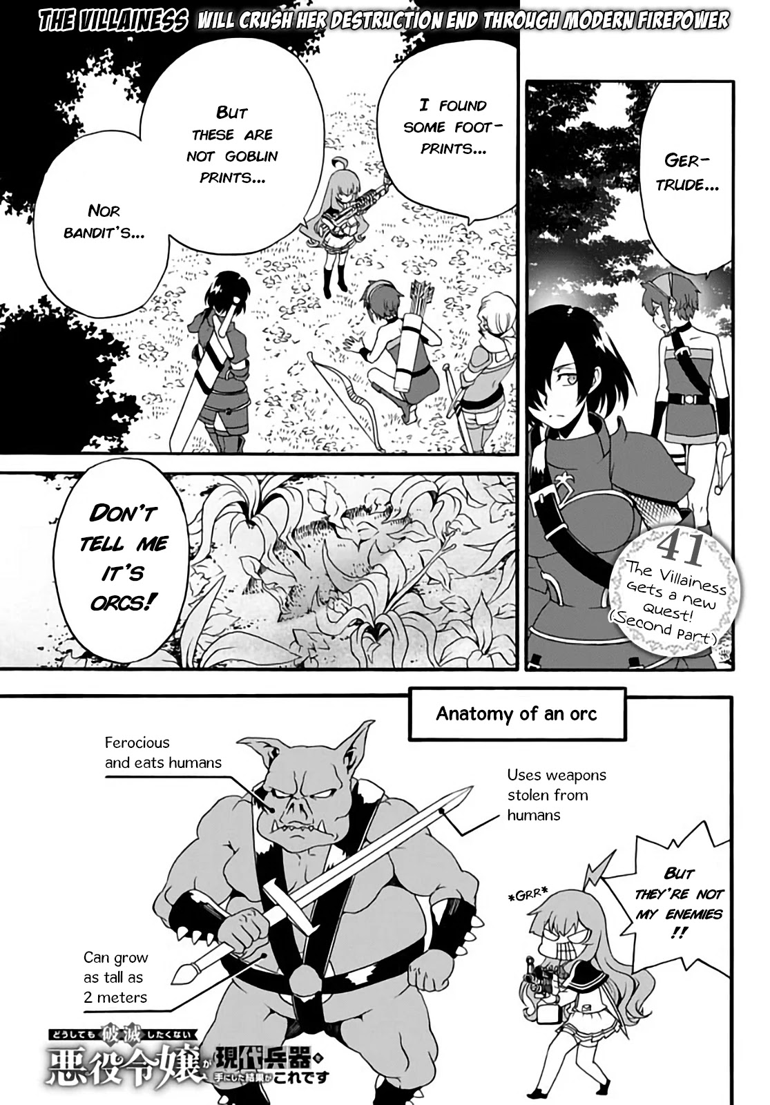 The Villainess Will Crush Her Destruction End Through Modern Firepower Chapter 41 page 1 - Chapter 41: The Villainess gets a new quest (Second part)