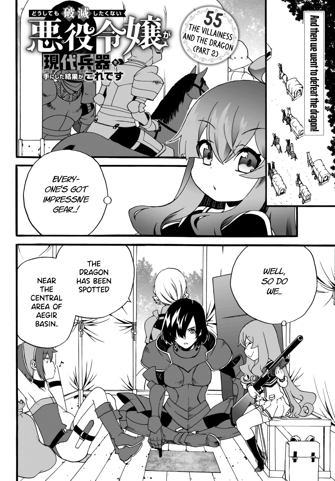The Villainess Will Crush Her Destruction End Through Modern Firepower Chapter 55 page 2 - Chapter 55: The Villainess and the Dragon (Part 2)