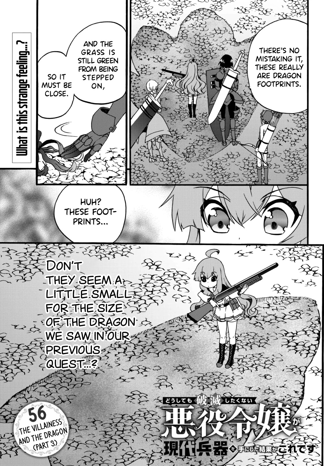 The Villainess Will Crush Her Destruction End Through Modern Firepower Chapter 56 page 1 - Chapter 56: The Villainess and the Dragon (Part 3)