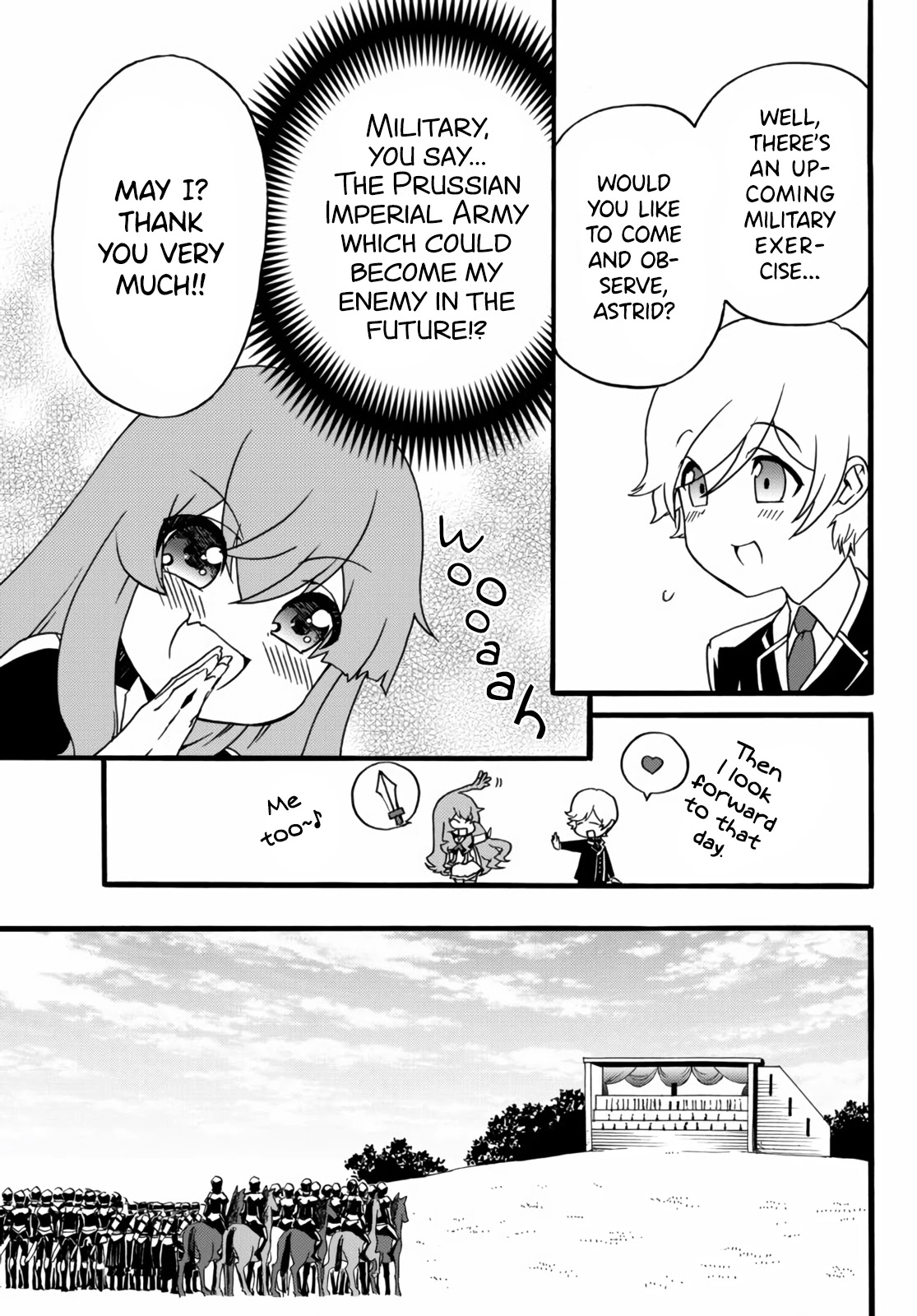The Villainess Will Crush Her Destruction End Through Modern Firepower Chapter 64 page 5 - Chapter 64: The Villainess wants to observe the exercise (Part one)