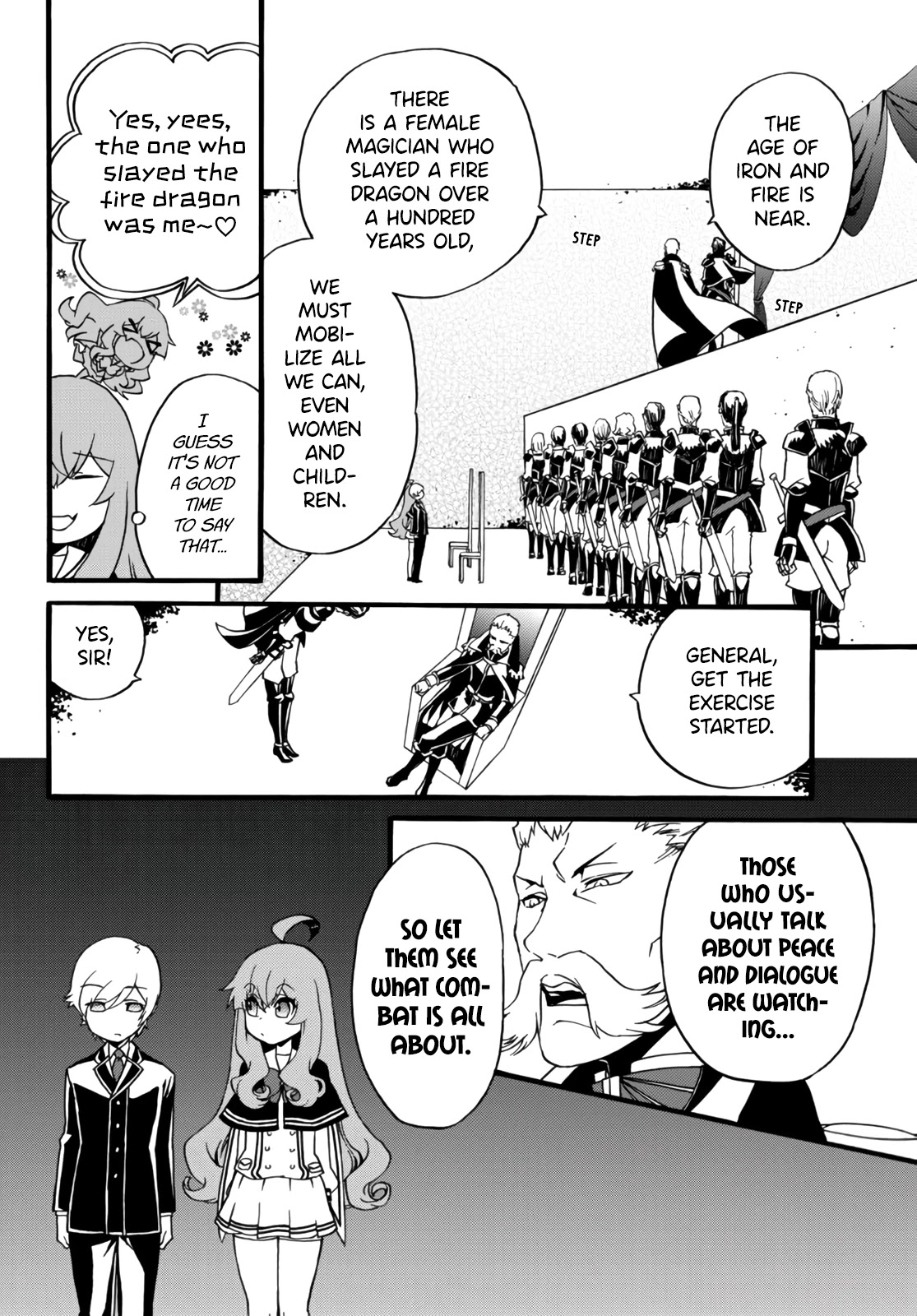 The Villainess Will Crush Her Destruction End Through Modern Firepower Chapter 65 page 2 - Chapter 65: The Villainess wants to observe the exercise (Part two)