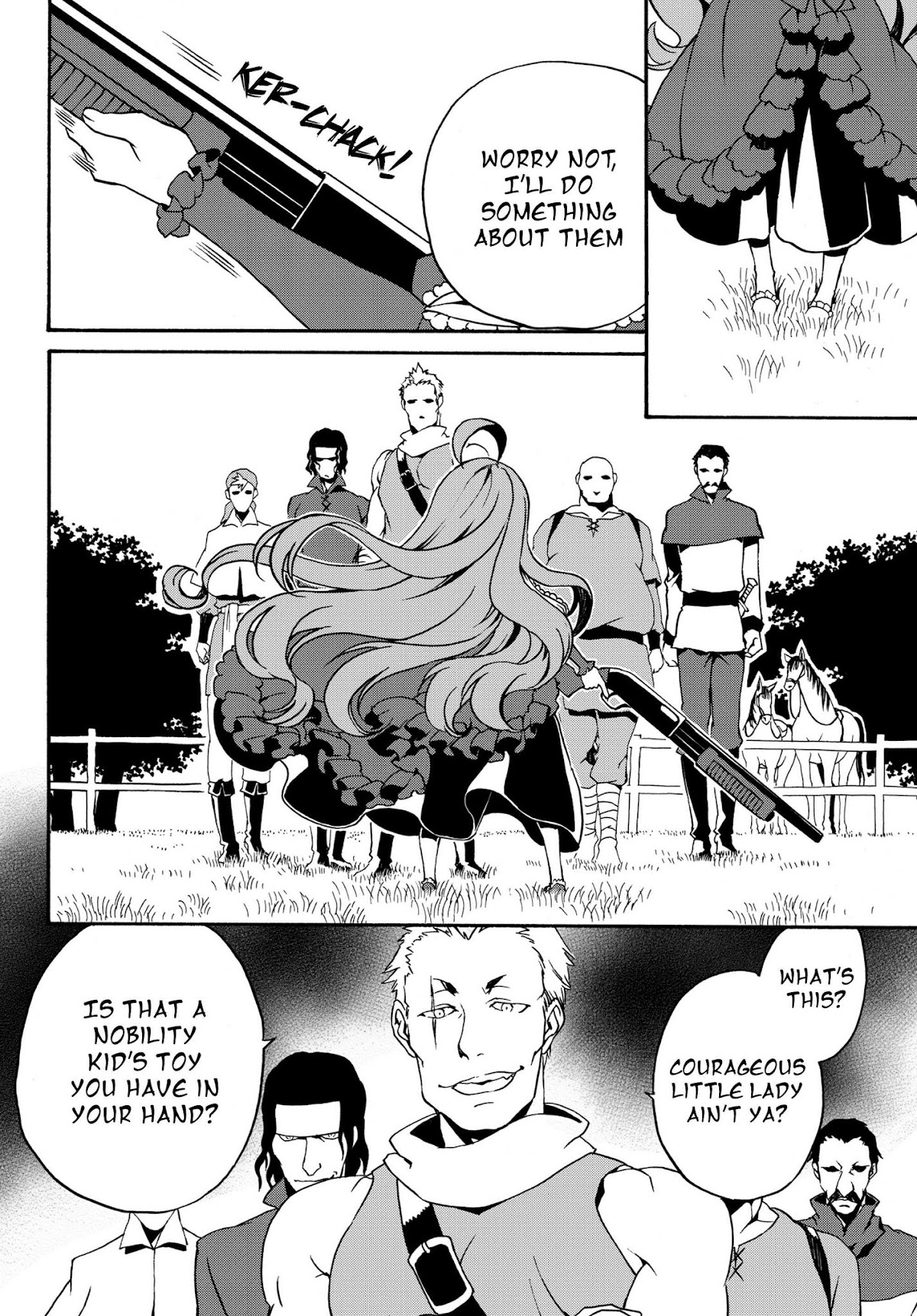 The Villainess Will Crush Her Destruction End Through Modern Firepower Chapter 9 page 10 - Chapter 9: The Villainess vs. the Livestock Burglars (First Part)