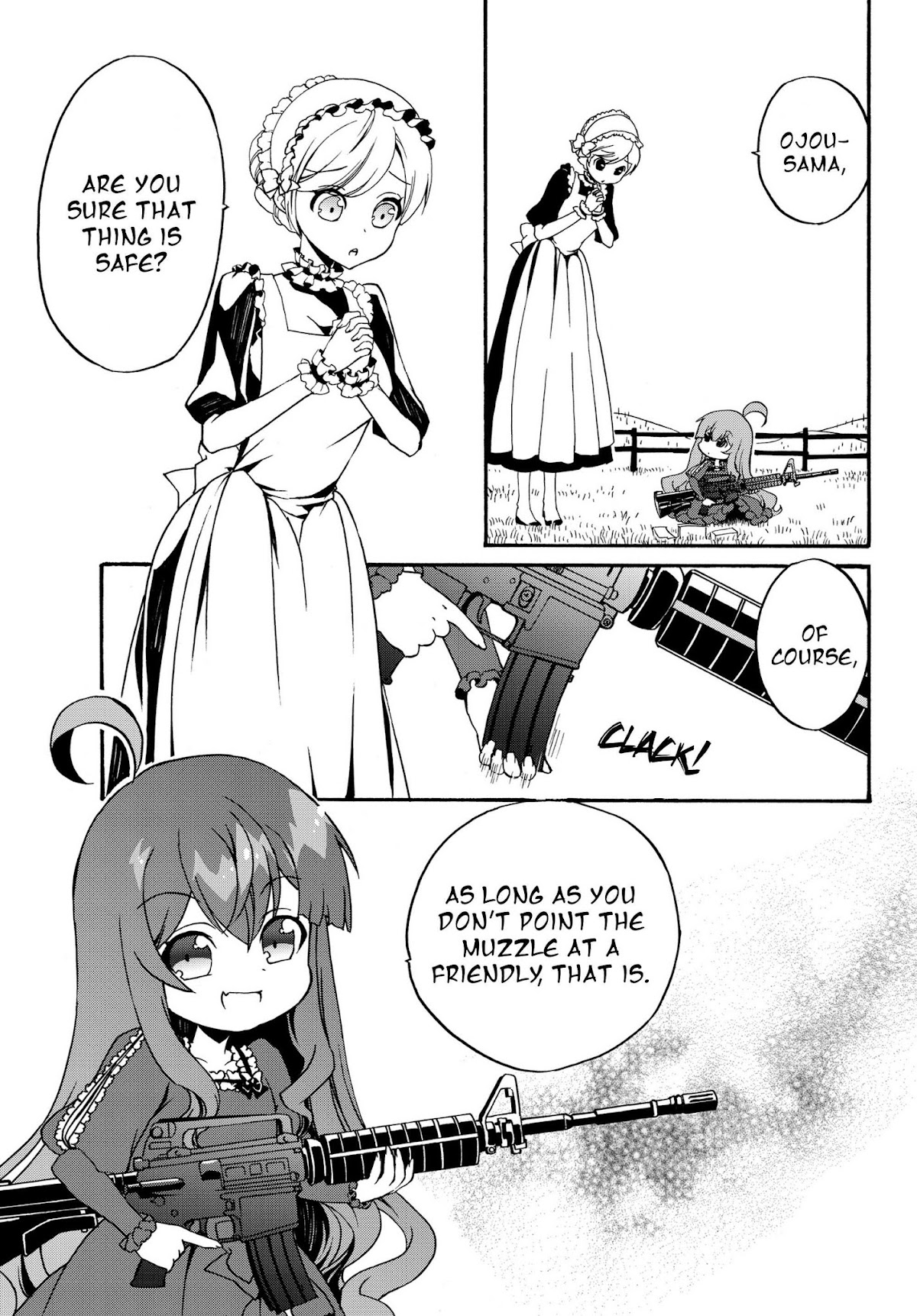 The Villainess Will Crush Her Destruction End Through Modern Firepower Chapter 9 page 3 - Chapter 9: The Villainess vs. the Livestock Burglars (First Part)