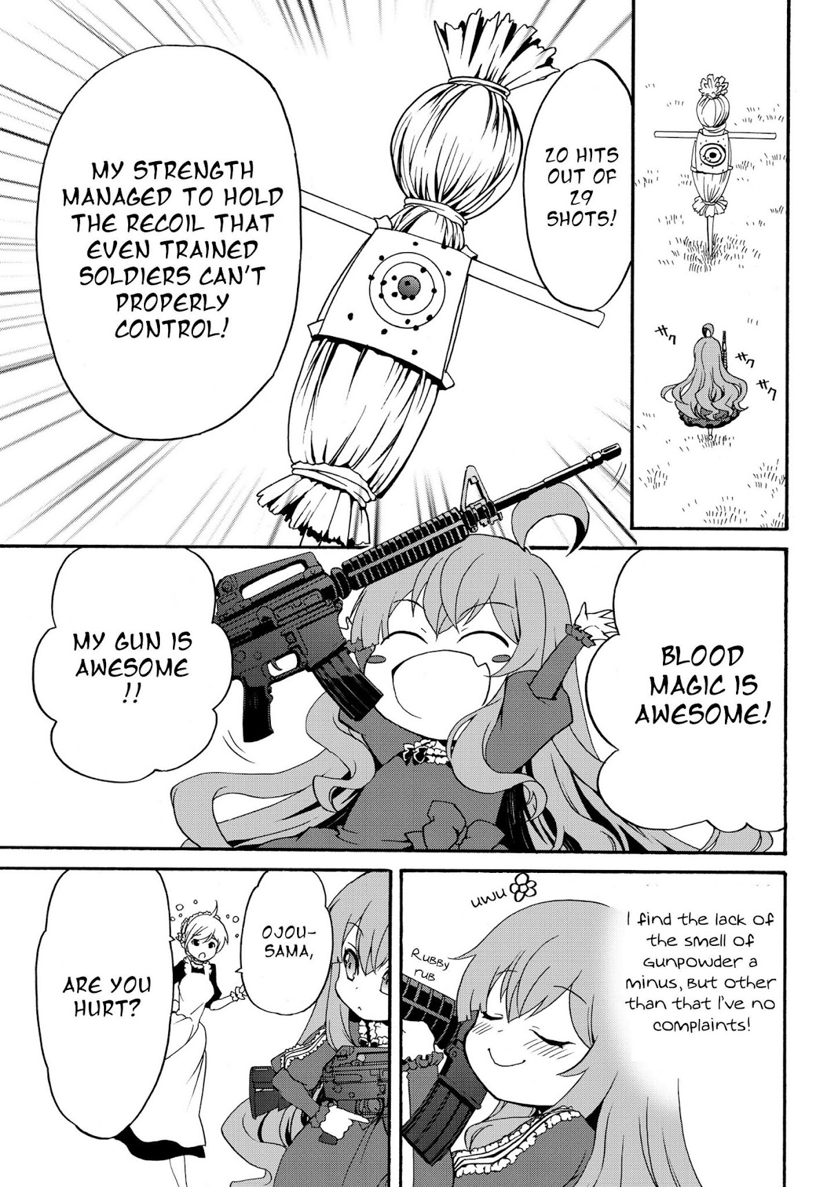 The Villainess Will Crush Her Destruction End Through Modern Firepower Chapter 9 page 7 - Chapter 9: The Villainess vs. the Livestock Burglars (First Part)