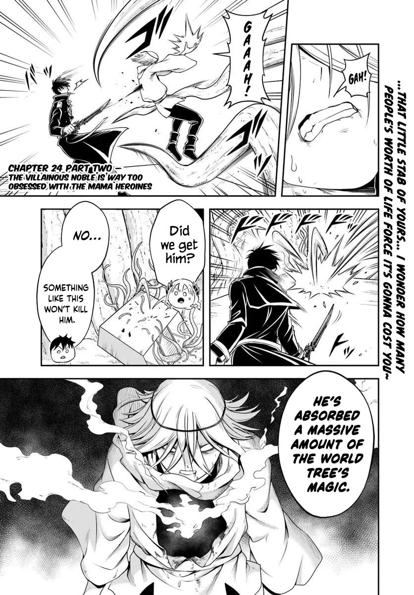 The Villainous Noble Loves Mom Heroines Too Much ~Becoming The Strongest With Sincere Effort To Save Misfortunate Fave Chars~ Chapter 24.2 page 1 - Chapter 24.2: The Villainous Noble Is Way Too Obsessed with the Mama Heroines!
