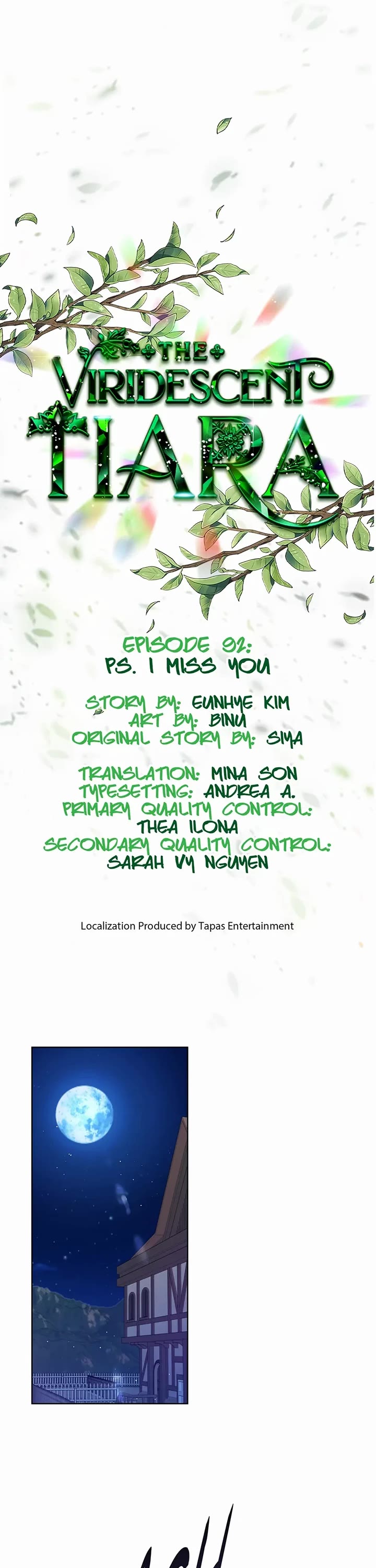The Viridescent Crown Chapter 92 page 1 - Chapter 92: PS. I Miss You