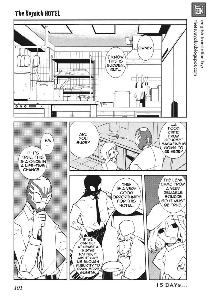 The Voynich Hotel Chapter 15 page 1 - Chapter 15