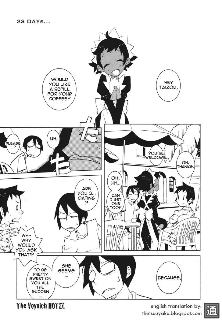 The Voynich Hotel Chapter 23 page 1 - Chapter 23
