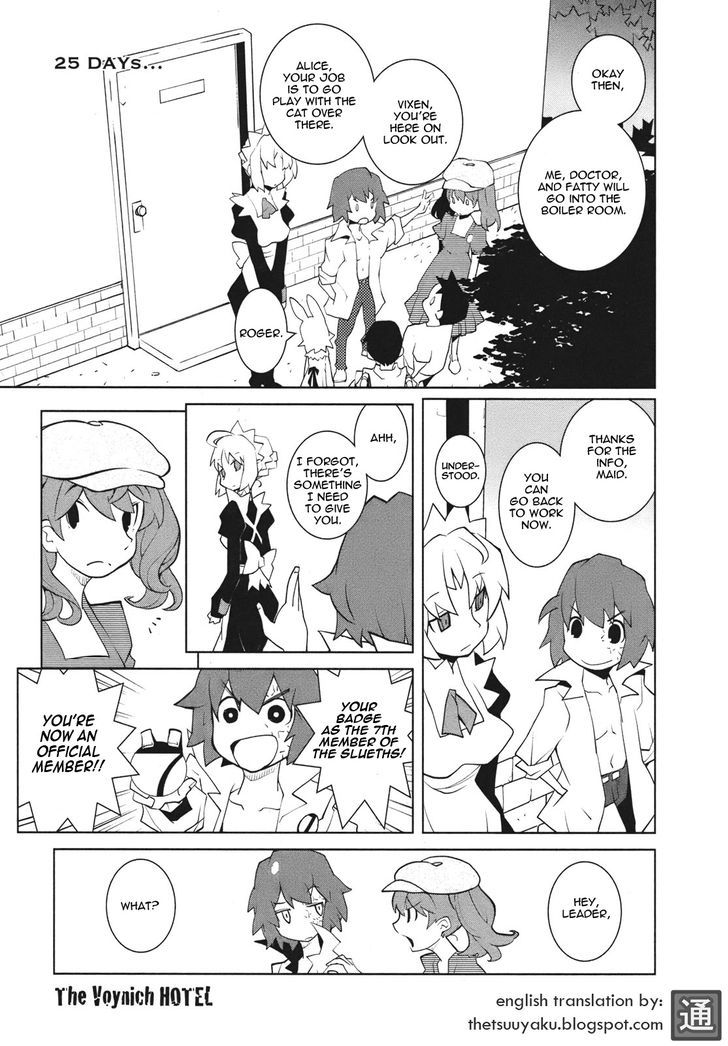 The Voynich Hotel Chapter 25 page 1 - Chapter 25