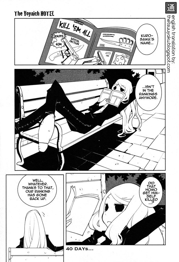 The Voynich Hotel Chapter 40 page 1 - Chapter 40
