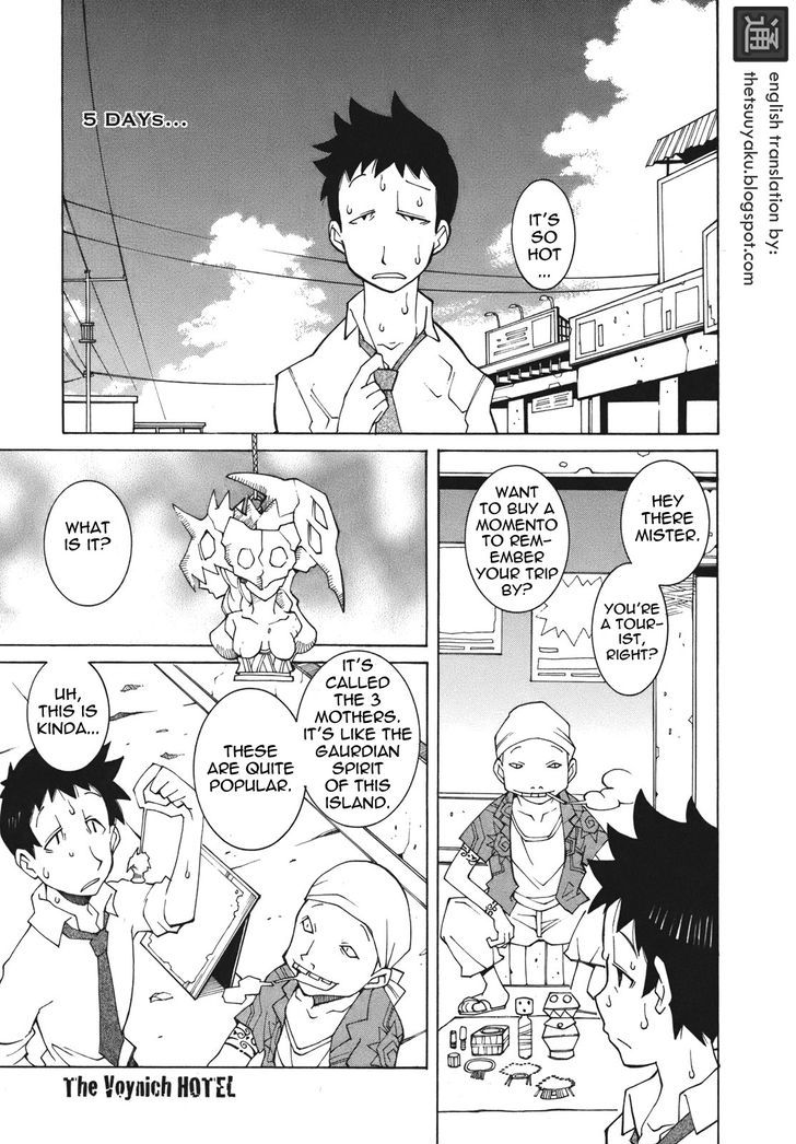 The Voynich Hotel Chapter 5 page 1 - Chapter 5